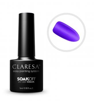 CLARESA Soak OFF UV/LED Gel Mermaid 4 - Violet, 5 ml